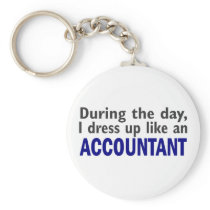 ACCOUNTANT During The Day Keychain