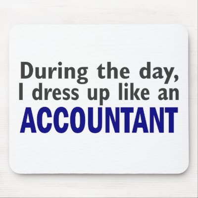 ACCOUNTANT During The Day Mouse Pads by professiongifts
