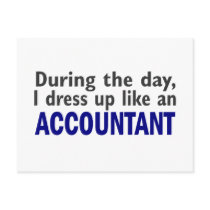 ACCOUNTANT During The Day Post Cards