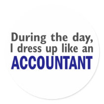 ACCOUNTANT During The Day stickers