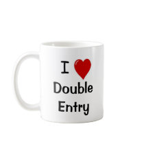 Accountant Gift - Funny Mug - I Love Double Entry