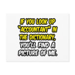 Accountant In Dictionary...My Picture Postcard