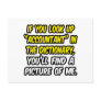 Accountant In Dictionary...My Picture Postcard