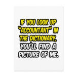 Accountant In Dictionary...My Picture Postcards