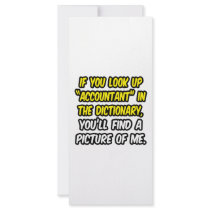Accountant In Dictionary...My Picture Rack Card Template