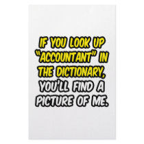 Accountant In Dictionary...My Picture Stationery Paper