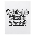 Accountant Joke...Two Thumbs Personalized Flyer