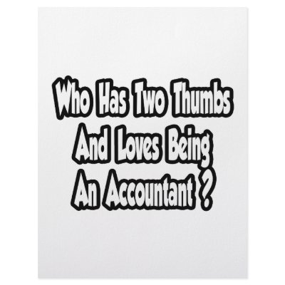 Accountant Joke...Two Thumbs Letterhead Template by accountantshirts