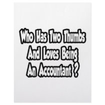 Accountant Joke...Two Thumbs Letterhead Template