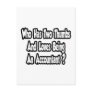Accountant Joke...Two Thumbs Postcard