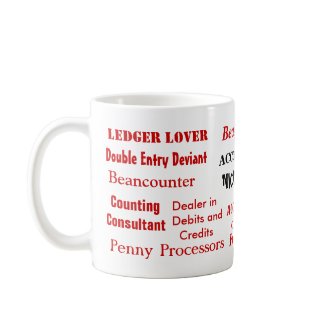 Accountant Nicknames Mug mug