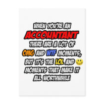 Accountant .. OMG WTF LOL Post Card