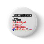 Accountant Quiz...Joke Pinback Button