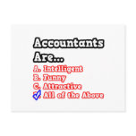 Accountant Quiz...Joke Postcard