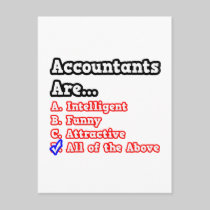 Accountant Quiz...Joke Postcards