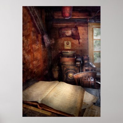 Accountant - Santa's Workshop - Behind the scenes Posters by suburbanscenes