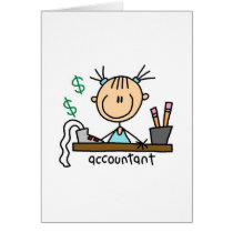 Accountant Stick Figure Card by stick_figures Accountant Stick Figure Card