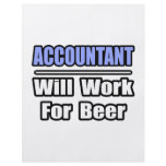 Accountant...Will Work For Beer Full Color Flyer