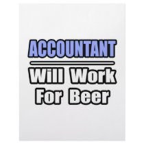 Accountant...Will Work For Beer letterhead