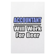 Accountant...Will Work For Beer stationery