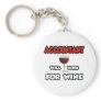 Accountant ... Will Work For Wine Keychains