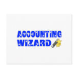 Accountant Wizard Postcard