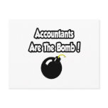 Accountants Are The Bomb! Post Card
