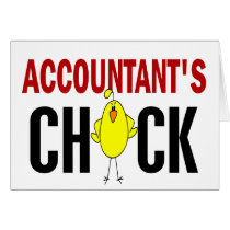 Accountant's Chick cards by professiongifts Accountant's Chick cards