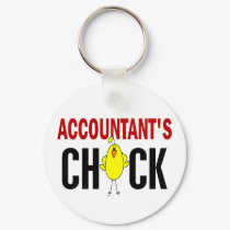 Accountant's Chick keychains by professiongifts Accountant's Chick keychains