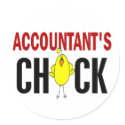 Accountant's Chick stickers