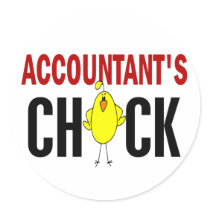 Accountant's Chick stickers