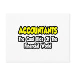 Accountants...Cool Kids of Financial World Postcards