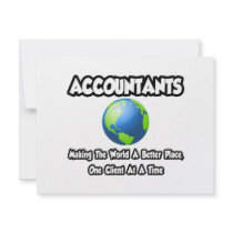 Accountants...Making the World a Better Place Invites