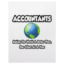 Accountants...Making the World a Better Place Customized Letterhead