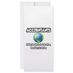 Accountants...Making the World a Better Place Personalized Rack Card