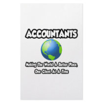 Accountants...Making the World a Better Place Stationery Paper