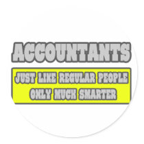 Accountants...Much Smarter Sticker