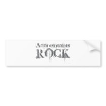 Accountants Rock Bumper Stickers