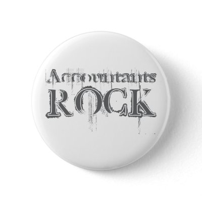Accountants Rock Pins by busybrain