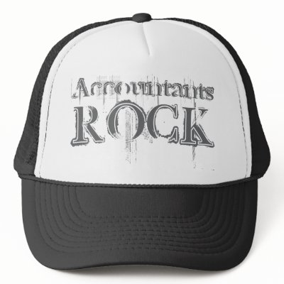 Accountants Rock Trucker Hats by busybrain