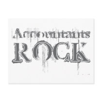 Accountants Rock Postcards