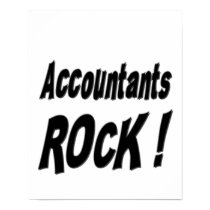 Accountants Rock! Poster Print