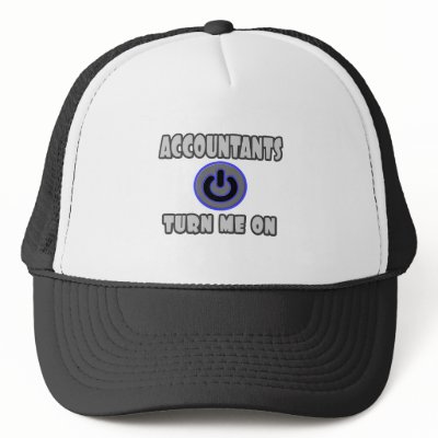 Accountants Turn Me On Mesh Hat by Jobs_And_Occupations
