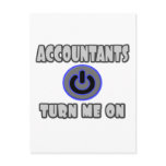 Accountants Turn Me On Post Card