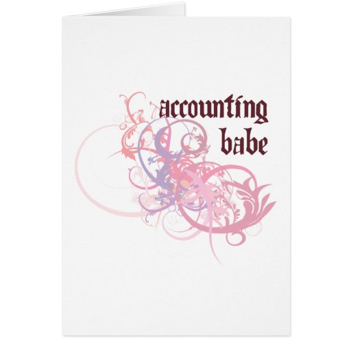 Accounting Babe Card
