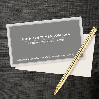Accounting  Business Card by sm_business_cards