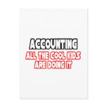 Accounting...Cool Kids Postcard