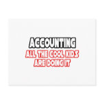Accounting...Cool Kids Post Cards