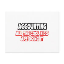 Accounting...Cool Kids Post Cards