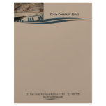 Accounting Finance Ledger and Glasses Custom Letterhead
